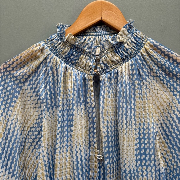 Ramy Brook Mock Neck Balloon Sleeve Blouse - Picture 7 of 9